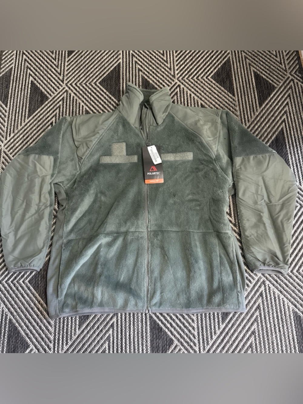 NEW Peckham Fleece Jacket Cold Weather Large Regular Polartec Military Green